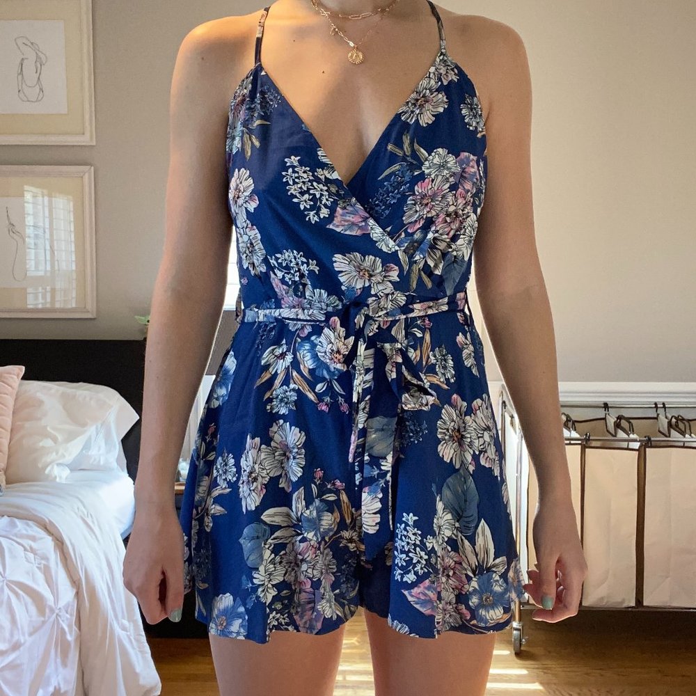 Parisian Floral Romper (Tall)